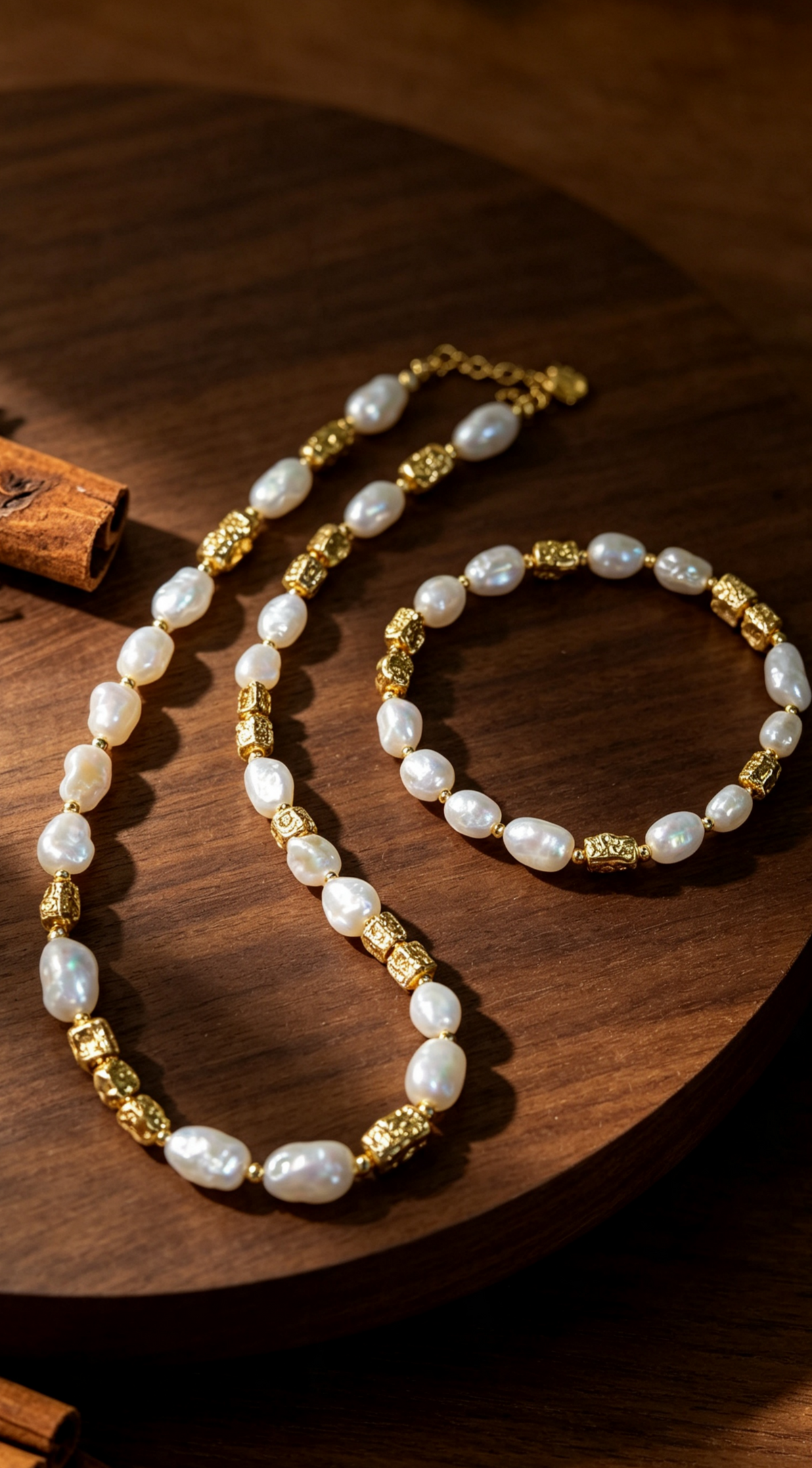 Irregular Pearl Jewelry Set – Baroque Beauty, Modern Elegance